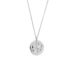 Large Coin Pendant in Sterling Silver