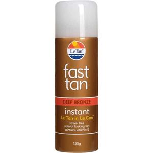 Le Tan in Le Can Fast Tan Deep Bronze Glow 150g