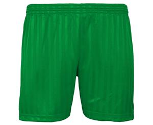 Maddins Kids Unisex Shadow Stripe Sports Shorts (Kelly Green) - RW850