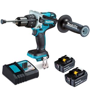 Makita 18V Brushless 5.0Ah Hammer Drill Kit Comes With Compact Case DHP481RTE