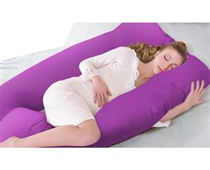 Maternity Pillow Pregnancy Nursing Sleeping Body Support Plum