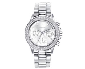 Mestige Women's 40mm Bradberry Watch - Silver/Silver