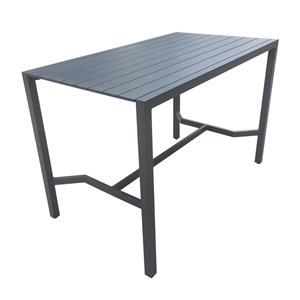 Mimosa 160 x 90cm Aluminium Lava Bar Table