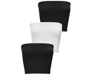 Mini Strapless Tube Top/Skirt - 3 Pack - 2 Black 1 White