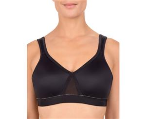Move by Conturelle 802820 Balance Motion Padded Non-Wired Padded Sports Bra - Black