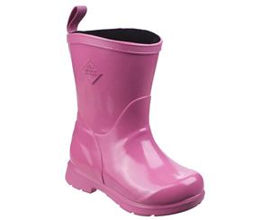 Muck Boots Childrens/Kids Bergen Mid Kids Lightweight Rain Boots (Pink) - FS5411