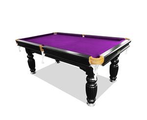 New! 8FT Luxury Purple Felt Slate Pool/ Snooker / Billiard Table AU Stock