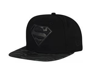 New Era 9Fifty Snapback Cap - NYLON CAMO Superman - Black