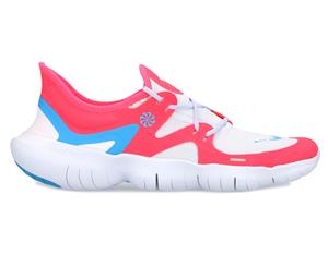 Nike Men's Free RN 5.0 JDI Running Sports Shoes - Red Orbit/Blue Hero