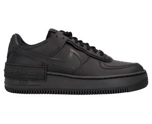 Nike Women' s Air Force 1 Shadow Sneakers - Black/Black/Black