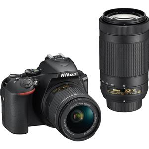 Nikon D5600 DSLR Twin Lens Kit with 18-55mm & 70-300mm Lens