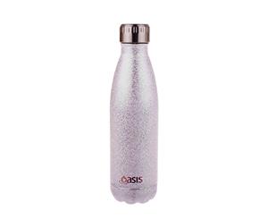 Oasis Drink Bottle 500ml - Shimmer Silver
