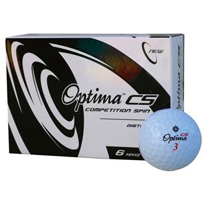 Optima Competition Spin Golf Balls White