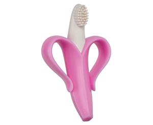 Original Baby Banana Toothbrush/Teether - Pink