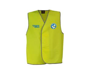 Parramatta Eels NRL HI VIS Safety Work Vest Shirt YELLOW