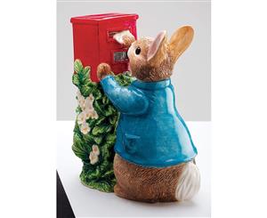 Peter Rabbit Posting a Letter Money Bank