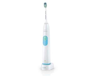 Philips HX6231 Sonicare 2 Series Plaque Defence Electric Toothbrush White Blue