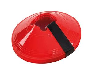 Precision Sleeved Set of 10 Saucer Cones - Red