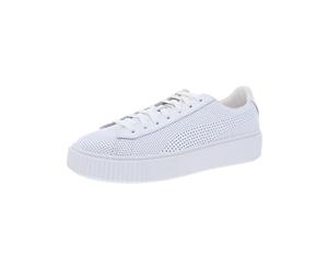 Puma Womens Basket Leather Low Top Casual Shoes