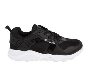 Reflex Raider Sports Kids Fashion Sneaker Trainer Spendless Shoes - Black