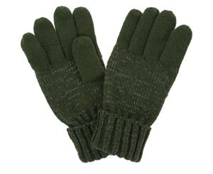 Regatta Boys Luminosity Acrylic Knit Reflective Gloves - Dark Khaki