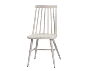 Replica Windsor Outdoor Dining Chair In Antique Off White - Antique Off White - Outdoor Aluminium Chairs