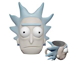 Rick And Morty Molded Rick Face Mug With Lid