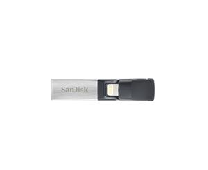 SANDISK IXPAND FLASH DRIVE SDIX30N 32GB GREY IOS USB 3.0 (SDIX30N-032G)