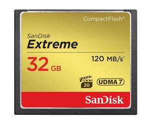 SanDisk 32GB Extreme 32GB CompactFlash memory card SDCFXSB-032G-G46