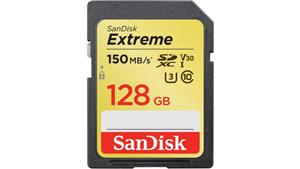 SanDisk Extreme 128GB 150MB/s SDXC UHS-I Memory Card