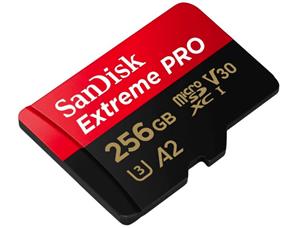 SanDisk Extreme Pro 256GB (SDSQXCZ-256G-GN6MA) microSDXC V30 U3 C10 A2 UHS-I 170MB/s 90MB/s W