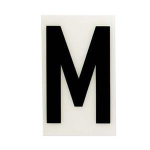 Sandleford 60 x 35mm M White Self Adhesive Letter