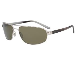 Serengeti Livigno Polarised Sunglasses - Silver Smoke/Green