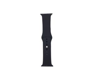 Silicone Sport Band For Apple Watch - Black