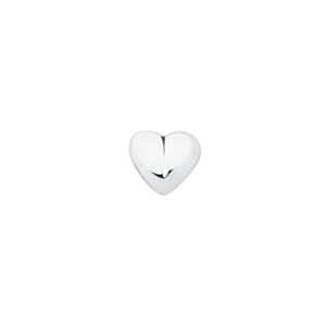 Silver Heart Nose Stud