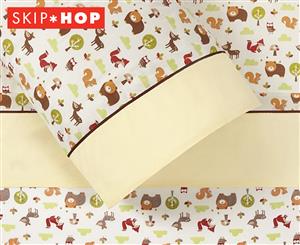 Skip Hop 3-Piece Cot Sheet Set - Forest Friends