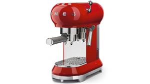 Smeg 50's Retro Style Espresso Coffee Machine - Red