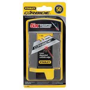 Stanley Carbide Utility Knife Blades - 50 Pack