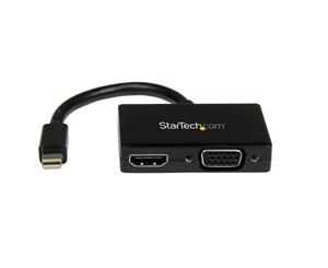 StarTech Travel A/V adapter Mini DisplayPort to HDMI / VGA converter