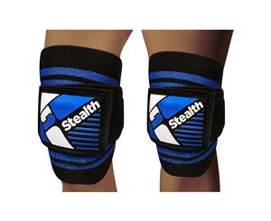 Stealth Sports Knee Wraps - Blue