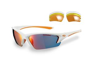 Sunwise Equinox RM White Sports Sunglasses with 4 Interchangeable Lenses