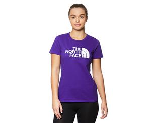 The North Face Women's Half Dome T-Shirt Tee - Aztec Blue/TNF White