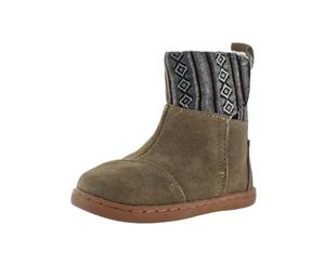 Toms Girls Nepal Boot Suede Pattern Winter Boots