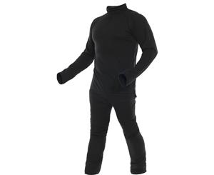 Trespass Womens/Ladies Unite360 Polyester Base Layer Set Top Trousers - Black