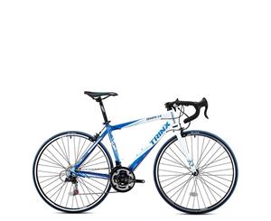 Trinx 700C Road Bike TEMPO1.0 Shimano 21 Speed Racing Bicycle Blue/White 53cm