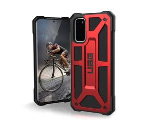 UAG Monarch Handcrafted Rugged Case For Galaxy S20 (6.2") - Crimson