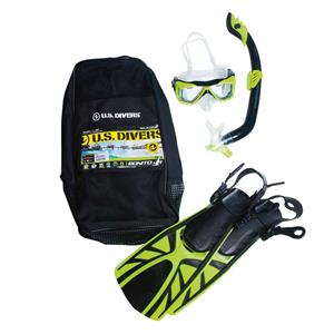 US Diver Bonito Junior Snorkel Set Yellow S / M