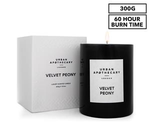 Urban Apothecary Scented Candle 300g - Velvet Peony