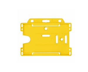 Vega Plastic Card Holder (Yellow) - PF2710