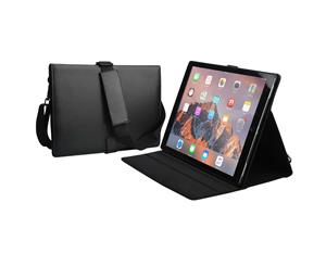 iPad Pro 12.9 case [NEW] COOPER MAGIC CARRY II PRO Shoulder Strap Travel Rugged Shock Proof Protective Tablet Cover Folio with Handle & Stand for Apple iPad Pro 12.9 (Black)